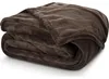 Koc mikroplyszowy 150x200 cm brązowy Podgląd zdjęcia produktu 1