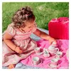 Tidlo Teeservice Picknick Spielzeugset im Korb - Porzellan Produktbild-Vorschau 4