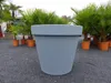 E&K Übertopf grau Ø 80 cm Pflanztopf Blumentopf Pflanzkübel Produktbild-Vorschau 1