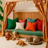 2er Set Kissenhülle 40x40 cm orange pflegeleicht mit Produktbild-Vorschau 6