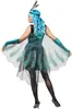 Pfau-Kleid Kostüm Karneval Fasching Party, Größe:M Produktbild-Vorschau 2