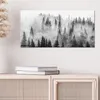 DEQORI Glasbild Echtglas 60x30 cm 'Flüsternde Tannen' Produktbild-Vorschau 4