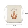 Anti-Stress Turnbeutel Gymsack Meditation Lustig Spruch Produktbild-Vorschau 2