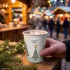 1000 Glühwein Becher Trinkbecher 0,2 l Pappbecher "Winter Produktbild-Vorschau 2