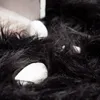Kunstfell Fellteppich Imitat Sitzkissen Herzform Rund Produktbild-Vorschau 3