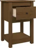 vidaXL Nachttisch Honigbraun 40x35x61,5 cm Massivholz Produktbild-Vorschau 8