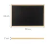 Relaxdays Kreidetafel mit Holzrahmen, abwischbare Tafel, Produktbild-Vorschau 4