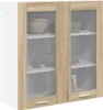 vidaXL Mobiletto da parete Sonoma, 80 x 31 x 80 cm, Anteprima dell’immagine prodotto 3