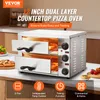 VEVOR Kommerzieller Pizzaofen Backofen, 2-lagig 305 mm, Produktbild-Vorschau 2