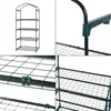 Skleník "Chaam" so 4 policami 158x69x49cm Biely Náhľad obrázku produktu 7