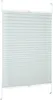 A light gray pleated blind with white mounting hardware, presented against a white background. Produktbild-Vorschau