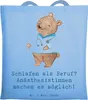 Mr. & Mrs. Panda Jutebeutel Anästhesistin Freude - Sky Blue Produktbild-Vorschau 1