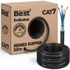 B.E.S.T. CAT 7 Outdoor Netzwerkkabel 50 m Simplex S/FTP 10 Produktbild-Vorschau 1