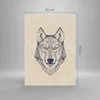 Bilder auf glas - Einteilig - Husky Hund Portrait Plakat - Produktbild-Vorschau 3
