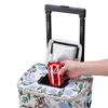 Kühltaschen-Trolley mit Teleskopgriff und Rädern - Weiße Produktbild-Vorschau 6