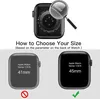 JETech Apple Watch Series 9 8 7 45mm Custodia in vetro Anteprima dell’immagine prodotto 3