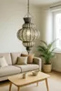 Lampada a sospensione orientale argento 45cm | Lampada Anteprima dell’immagine prodotto 3