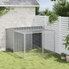 Cuccia per cani con corridoio Antracite 153x194x110cm Anteprima dell’immagine prodotto 4