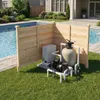 COSTWAY 2-tlg. Gartenzaun, Steckzaun 119x115,5cm(L x H), Produktbild-Vorschau 8