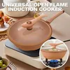 Wok con coperchio e inserto per la cottura a vapore, wok Anteprima dell’immagine prodotto 5