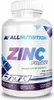 A white bottle of Allnutrition Zinc Forte supplements. Produktbild-Vorschau