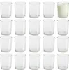 Belle Vous Teelichthalter Glas Transparent Kerzenhalter Produktbild-Vorschau 1