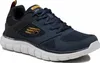 A single blue Skechers sneaker is shown against a white background. Podgląd zdjęcia produktu