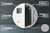 Spiegel Rund mit Aufdruck - Wandspiegel Design Wandmontage Produktbild-Vorschau 6