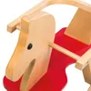 roba Schaukelpferd, Schaukeltier Massivholz natur rot, Produktbild-Vorschau 6