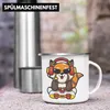 Trendation - Gaming Panda Emaille Tasse Kinder Geschenkidee Produktbild-Vorschau 3