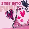 AREBOS Grafitti city scooter regolabile in altezza | ruote Anteprima dell’immagine prodotto 2