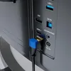 deleyCON 1m HDMI 90° Winkel Kabel UHD 4K HDR eARC - Schwarz Produktbild-Vorschau 4