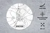 MuchoWow® Mauspad Mousepad Stadtplan - Speyer - Karte 30x30 Produktbild-Vorschau 2