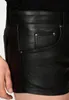 Herren Lederhose Lederjeans Ricano SHORTS – Schwarz / 40 Produktbild-Vorschau 3