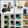 Belle Vous 50Stk Lochwand Haken Einzeln aus Stahl – 10,5cm Produktbild-Vorschau 7