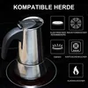 Mokkakanne aus Edelstahl, Kaffeemaschine, Perkolator, 12 Produktbild-Vorschau 2