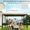 Ersatzdach für Pavillon 3x3m, Pavillondach für Produktbild-Vorschau 8