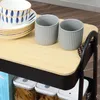 HOMCOM Küchenwagen Küchenregal Servierwagen Produktbild-Vorschau 8