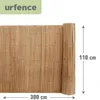 Ogrodzenie bambusowe 300 x 110 cm – osłona przed słońcem na Podgląd zdjęcia produktu 4