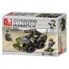 Klocki SLUBAN Armee Jeep 102 el. M38-B5800 Produktbild-Vorschau 1