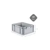 SuperSparSet 10x Eurobox NextGen Grip mit Auflagedeckel Produktbild-Vorschau 4