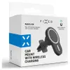The image shows the packaging of a car mount with wireless charging. Náhled obrázku produktu
