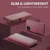 Galaxy A22 5G Hülle, Leder Brieftasche Kartenfach Produktbild-Vorschau 2