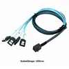 P56C Mini SAS SFF-8643 auf 4x SATA 7-Pin Splitter Kabel – Produktbild-Vorschau 3