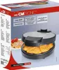 Packaging for a Clatronic waffle maker, showing the product and its features. Náhľad obrázku produktu