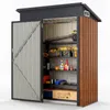 COSTWAY Gartenhaus aus Metall, 1,5m³, Gerätehaus mit Produktbild-Vorschau 1