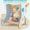 Chariot de marche en bois COSTWAY, Trotteur pour bébé à Voir les images du produit 4