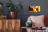 MuchoWow® Poster Ein Kamin mit Feuer 40x20 cm - Poster für Produktbild-Vorschau 2