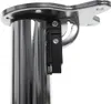 A close-up view of a table leg's adjustable mechanism. Produktbild-Vorschau