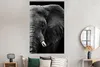 MuchoWow® Poster Tiere - Elefant - Wild - Schwarz - Weiß Produktbild-Vorschau 4